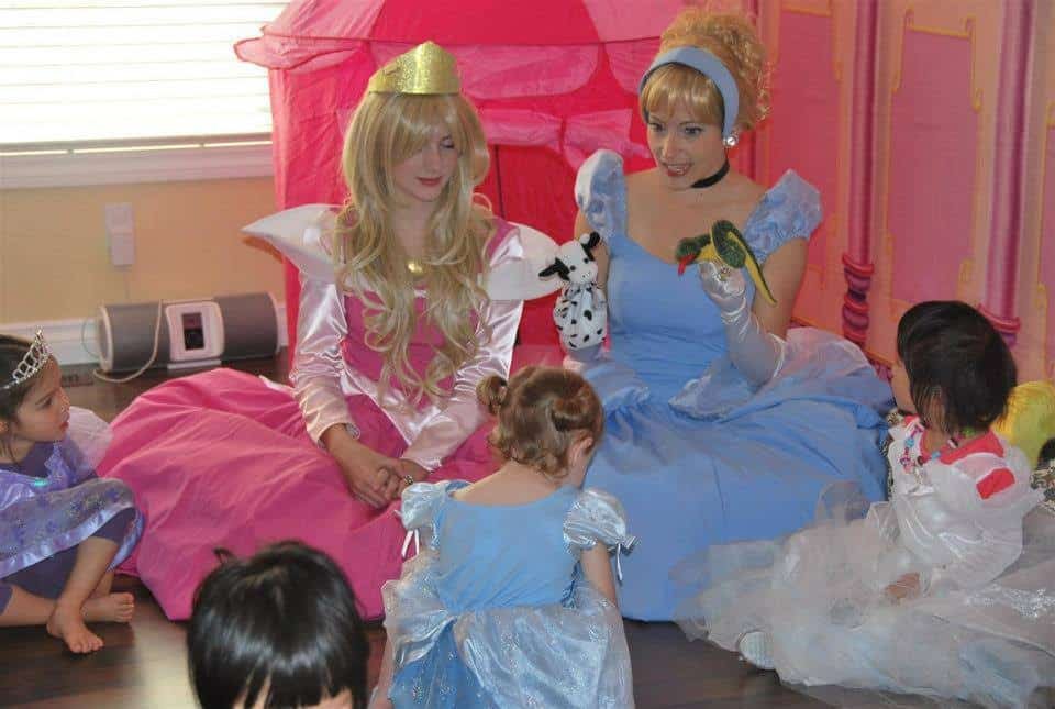 Puppetry with Princess Cinderella and Princess Sleeping Beauty
