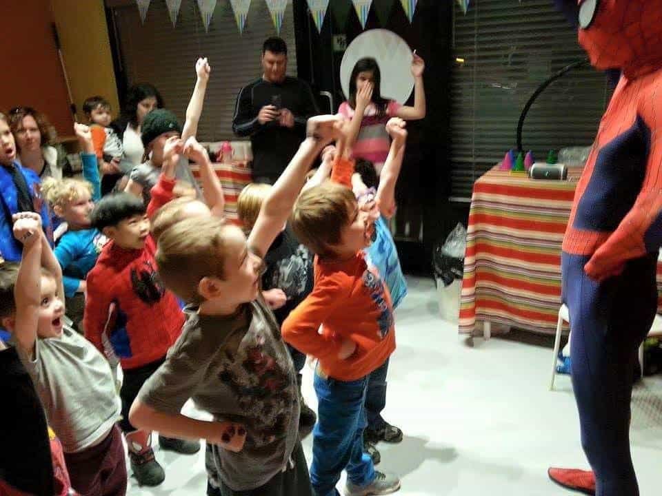 Superhero training with Calgary's Spider Hero Man