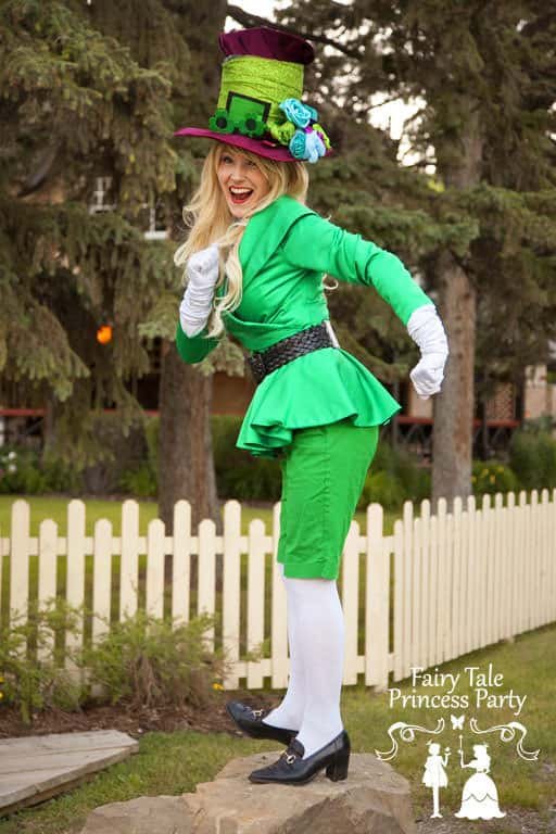 Calgary's luckiest girl Leprechaun Lucky, she is always ready to share her good fortune.