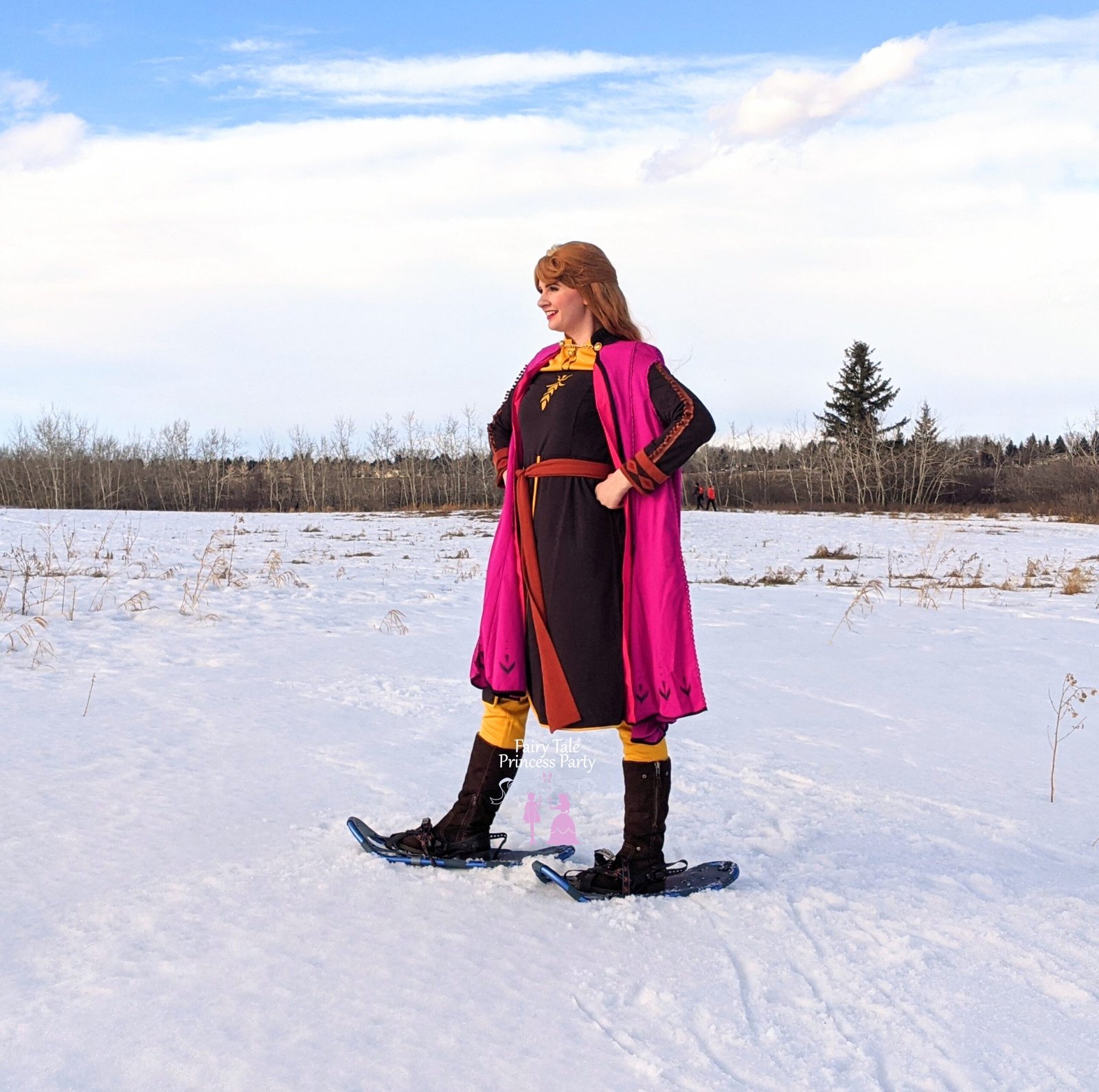 Snow Princess with snow shoes o