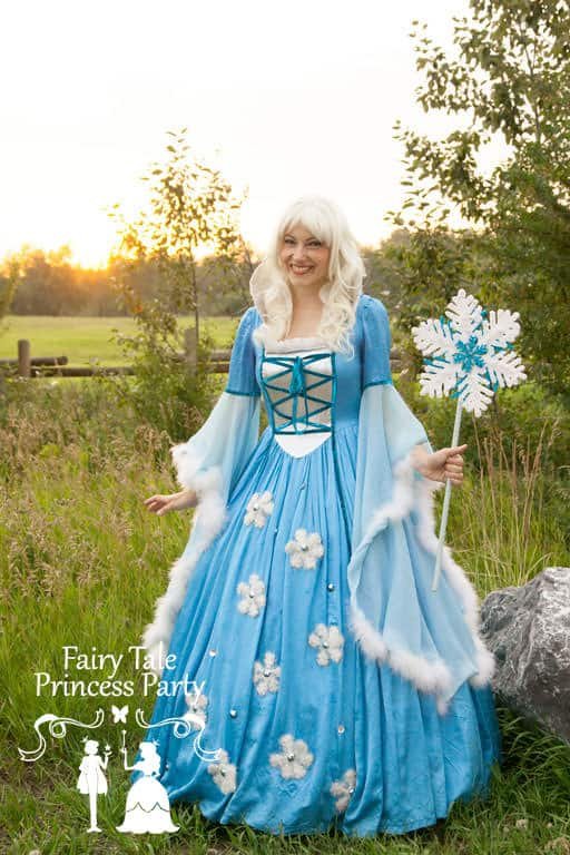 The generic Ice and Snow Princess is perfect for corporate family events for children