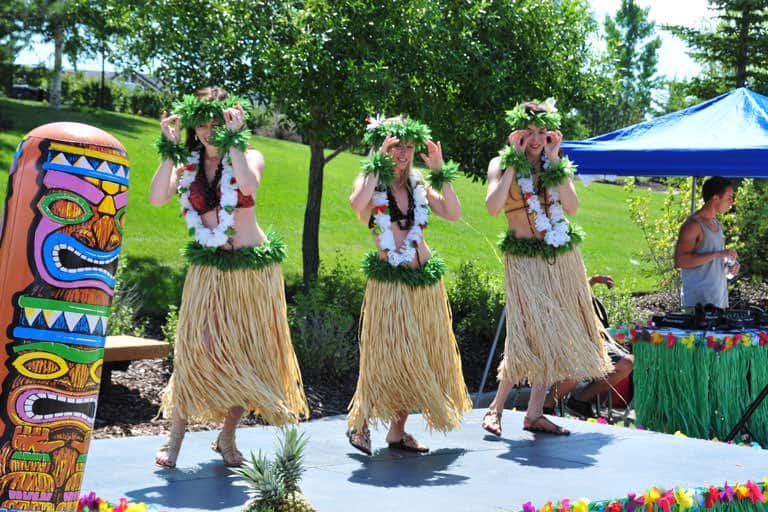 Calgary has hidden gems of Hawaiian Dancers who love to entertain at kids' parties