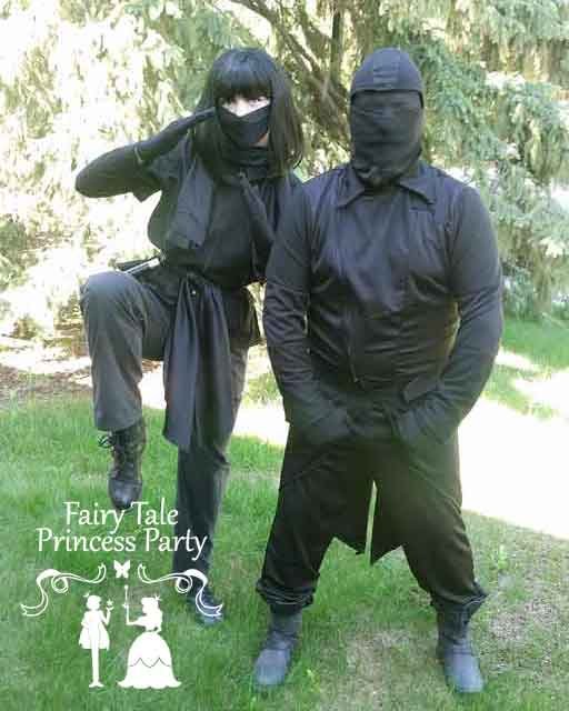 Ninja Performers for Kids Birthday Appearance in Calgary